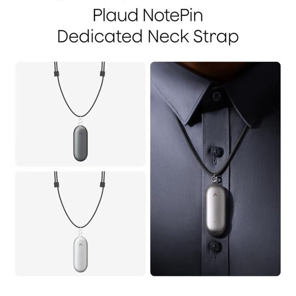 SEALED Plaud NotePin Bundle Wearable AI Memory Capsule Black 64G Bluetooth - Picture 8 of 13